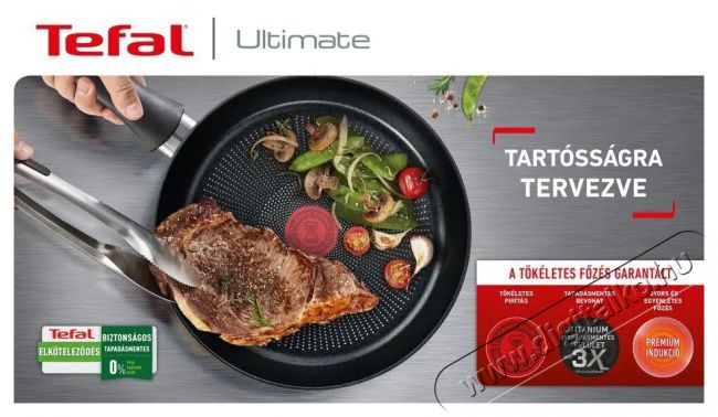 Tefal G2683872 serpenyő palacsinta 25cm ultimate Konyhai termékek - Edény - Serpenyő - 379196