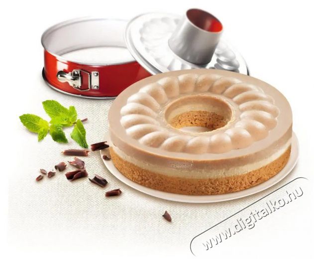 Tefal J1642874 savarin szétszedhető sütőforma 27cm delibake Konyhai termékek - Edény - Sütőtepsi / sütőforma - 379227
