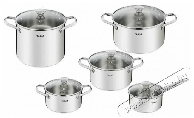 Tefal B921SA55 Cook eat edénykészlet 10 részes Konyhai termékek - Edény - Edény készlet - 381720