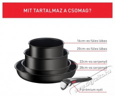 Tefal L3959543 Ingenio G6 serpenyő szett Konyhai termékek - Edény - Edény készlet - 381732