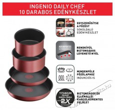 Tefal L3989502 Ingenio 6 serpenyő szett Konyhai termékek - Edény - Edény készlet - 381734