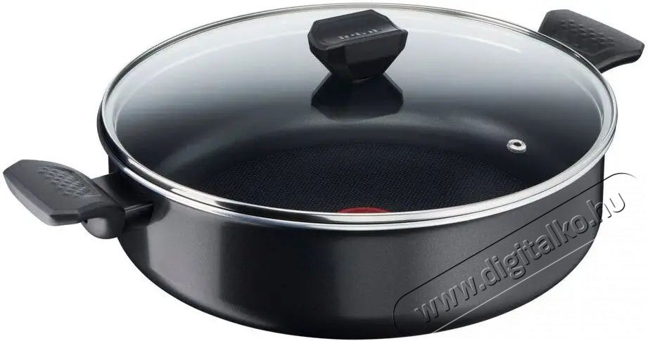 Tefal B5677253 Simply clean p&aacute;rol&oacute; serpenyő fedővel 28cm Konyhai term&eacute;kek - Ed&eacute;ny - Serpenyő - 382858