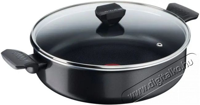 Tefal B5677253 Simply clean p&aacute;rol&oacute; serpenyő fedővel 28cm Konyhai term&eacute;kek - Ed&eacute;ny - Serpenyő - 382858