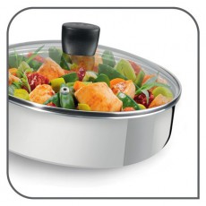 Tefal B9223205 Cook eat mély serpenyő 24cm + fedő Konyhai termékek - Edény - Serpenyő - 384085