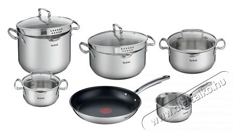 Tefal G732SA55 Edénykészlet 10 részes Duetto+ Konyhai termékek - Edény - Edény készlet - 397534