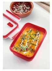Tefal K3102112 MasterSeal Micro 0,8l négyszögletű tárolódoboz Konyhai termékek - Edény - Ételtároló - 436350