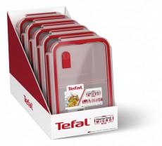 Tefal K3102312 MasterSeal Micro 1l négyszögletű tárolódoboz Konyhai termékek - Edény - Ételtároló - 435445