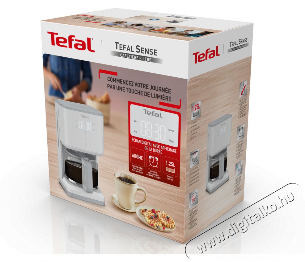 Tefal CM693110 filteres kávéfőző Konyhai termékek - Kávéfőző / kávéörlő / kiegészítő - Filteres kávéfőző - 458255