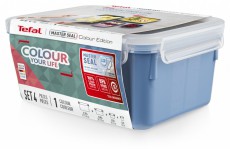 Tefal N1030810 Ételtároló doboz szett 4db-os kék Konyhai termékek - Konyhai eszköz - Egyéb konyhai eszköz - 465217