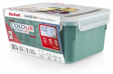 Tefal N1031010 Ételtároló doboz szett 4db-os zöld Konyhai termékek - Konyhai eszköz - Egyéb konyhai eszköz - 465218