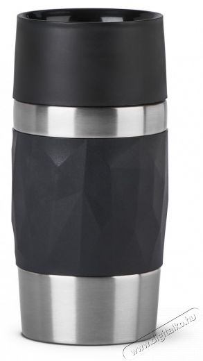 Tefal N2160110 Compact Utazó bögre, 0,3 l fekete Konyhai termékek - Konyhai eszköz - Egyéb konyhai eszköz - 465279