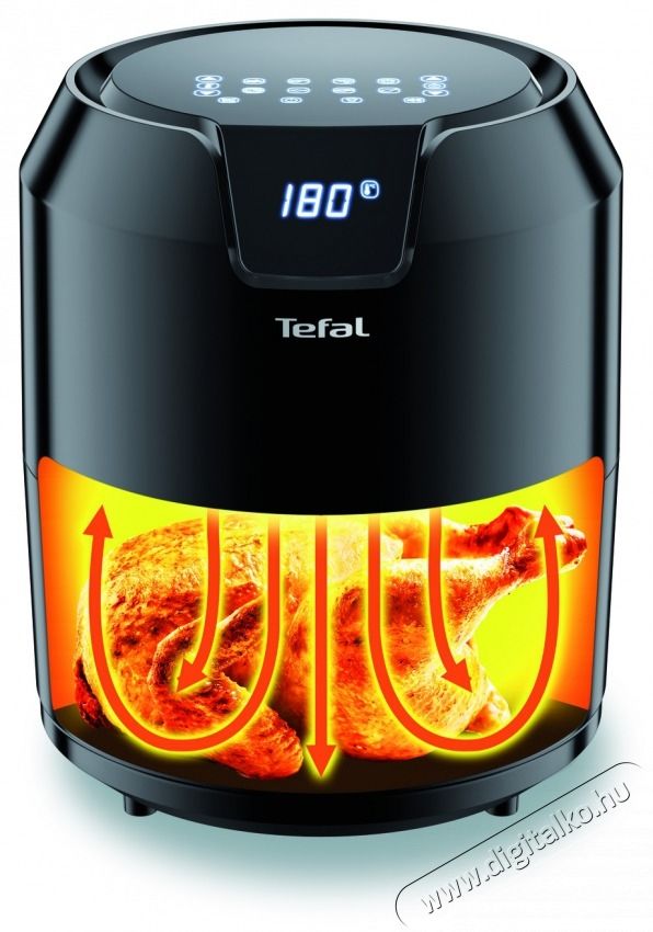 Tefal EY401815 FORR&Oacute;LEVEGŐS S&Uuml;TŐ EASY FRY DIGITAL Konyhai term&eacute;kek - Konyhai kisg&eacute;p (s&uuml;t&eacute;s / főz&eacute;s / hűt&eacute;s / &eacute;telk&eacute;sz&iacute;t&eacute;s) - Olajs&uuml;tő - 469815