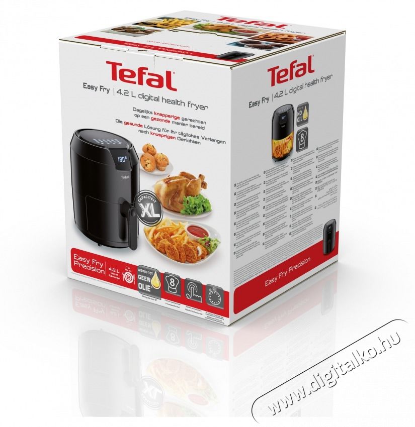 Tefal EY401815 FORR&Oacute;LEVEGŐS S&Uuml;TŐ EASY FRY DIGITAL Konyhai term&eacute;kek - Konyhai kisg&eacute;p (s&uuml;t&eacute;s / főz&eacute;s / hűt&eacute;s / &eacute;telk&eacute;sz&iacute;t&eacute;s) - Olajs&uuml;tő - 469815