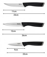 Tefal K2219455 KÉS KÉSZLET 3 RÉSZES Konyhai termékek - Konyhai eszköz - Készlet / szett - 486694