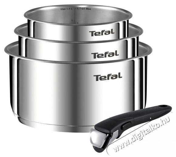 Tefal L8964S55 Ingenio Edénykészlet - Inox (4 részes) Konyhai termékek - Edény - Edény készlet - 476331