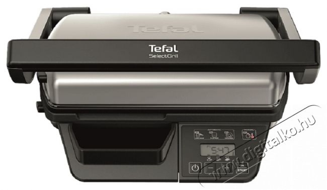 Tefal GC740B30 ezüst-fekete kontakt grill Konyhai termékek - Konyhai kisgép (sütés / főzés / hűtés / ételkészítés) - Kontakt grill sütő / sütőlap - 498038