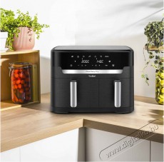 Tefal Dual Easy Fry XXL EY9428E0 Forrólevegős sütő Konyhai termékek - Konyhai kisgép (sütés / főzés / hűtés / ételkészítés) - Légkeveréses főzőgép / elektromos kukta / multifunkciós sütő - 500975