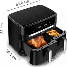 Tefal Dual Easy Fry XXL EY9428E0 Forrólevegős sütő Konyhai termékek - Konyhai kisgép (sütés / főzés / hűtés / ételkészítés) - Légkeveréses főzőgép / elektromos kukta / multifunkciós sütő - 500975