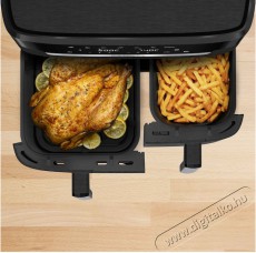 Tefal Dual Easy Fry XXL EY9428E0 Forrólevegős sütő Konyhai termékek - Konyhai kisgép (sütés / főzés / hűtés / ételkészítés) - Légkeveréses főzőgép / elektromos kukta / multifunkciós sütő - 500975