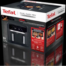Tefal Dual Easy Fry XXL EY9428E0 Forrólevegős sütő Konyhai termékek - Konyhai kisgép (sütés / főzés / hűtés / ételkészítés) - Légkeveréses főzőgép / elektromos kukta / multifunkciós sütő - 500975