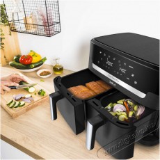 Tefal Dual Easy Fry XXL EY9428E0 Forrólevegős sütő Konyhai termékek - Konyhai kisgép (sütés / főzés / hűtés / ételkészítés) - Légkeveréses főzőgép / elektromos kukta / multifunkciós sütő - 500975