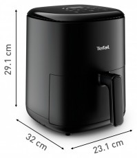Tefal EY145810 Easy Fry Compact fekete 3 L forrólevegős sütő Konyhai termékek - Konyhai kisgép (sütés / főzés / hűtés / ételkészítés) - Légkeveréses főzőgép / elektromos kukta / multifunkciós sütő - 501131