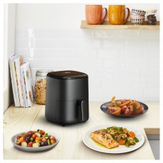 Tefal EY145810 Easy Fry Compact fekete 3 L forrólevegős sütő Konyhai termékek - Konyhai kisgép (sütés / főzés / hűtés / ételkészítés) - Légkeveréses főzőgép / elektromos kukta / multifunkciós sütő - 501131