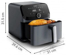 Tefal Easy Fry Mega EY855BE0 Airfryer Konyhai termékek - Konyhai kisgép (sütés / főzés / hűtés / ételkészítés) - Légkeveréses főzőgép / elektromos kukta / multifunkciós sütő - 500971