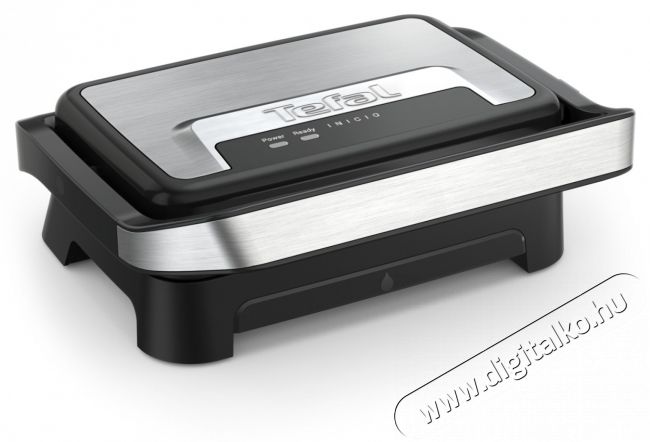 Tefal GC270D10 Inicio Compact szürke-fekete kontaktgrill Konyhai termékek - Konyhai kisgép (sütés / főzés / hűtés / ételkészítés) - Kontakt grill sütő / sütőlap - 501363