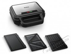 Tefal SW383D10 UltraCompact 3in1 szendvicssütő Konyhai termékek - Konyhai kisgép (sütés / főzés / hűtés / ételkészítés) - Melegszendvics / gofri sütő - 501366