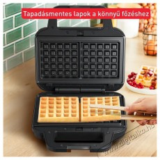 Tefal SW383D10 UltraCompact 3in1 szendvicssütő Konyhai termékek - Konyhai kisgép (sütés / főzés / hűtés / ételkészítés) - Melegszendvics / gofri sütő - 501366