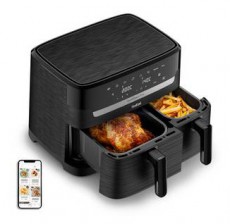 Tefal EY901N10 Dual Easy Fry forrólevegős sütő Konyhai termékek - Konyhai kisgép (sütés / főzés / hűtés / ételkészítés) - Légkeveréses főzőgép / elektromos kukta / multifunkciós sütő - 505170
