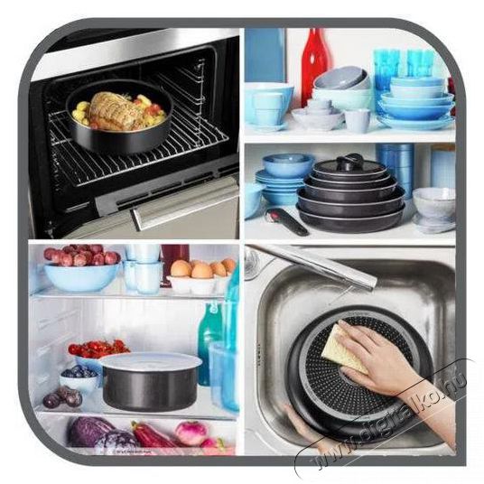 Tefal L1549042 Ingenio Easy Cook N Clean - 10db Ed&eacute;nyk&eacute;szlet Konyhai term&eacute;kek - Ed&eacute;ny - Serpenyő - 504944