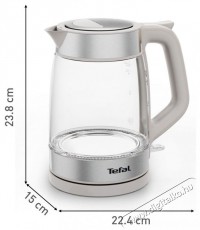 Tefal KI605B30 Szürke üveg teáskanna Konyhai termékek - Vízforraló / teafőző - 513256