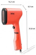 Tefal DT2022E1 piros kézi ruhagőzölő Háztartás / Otthon / Kültér - Vasaló - Gőzállomás - 496759
