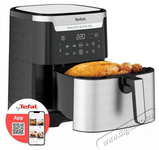 Tefal EY801D15 Easy Fry & Grill XXL Konyhai termékek - Konyhai kisgép (sütés / főzés / hűtés / ételkészítés) - Légkeveréses főzőgép / elektromos kukta / multifunkciós sütő - 520937