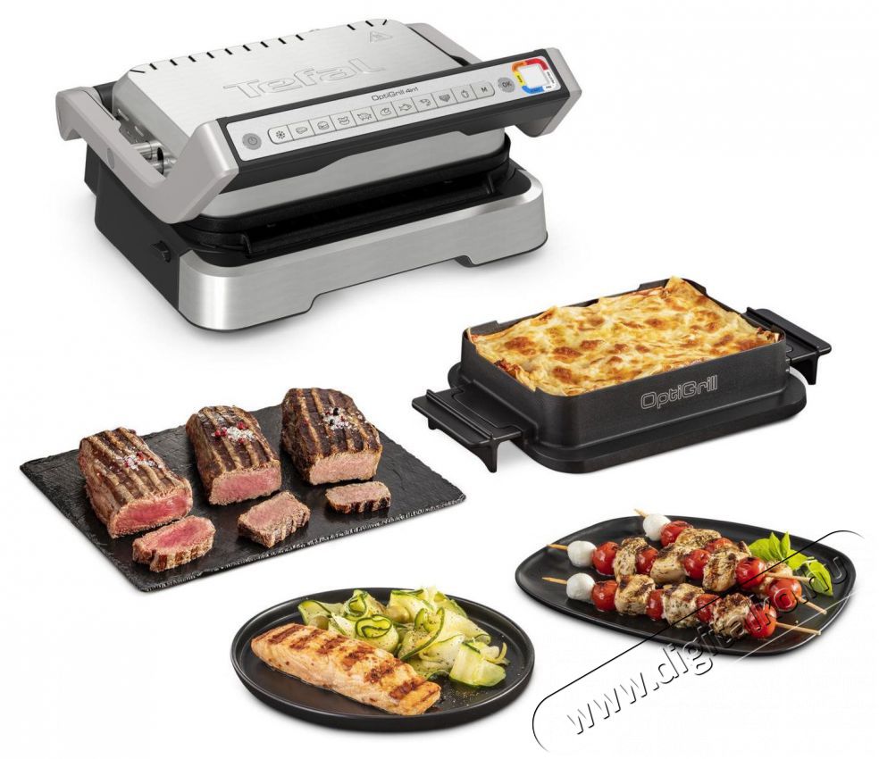 Tefal GC774D30 OptiGrill 4 az 1-ben tepsivel Konyhai term&eacute;kek - Konyhai kisg&eacute;p (s&uuml;t&eacute;s / főz&eacute;s / hűt&eacute;s / &eacute;telk&eacute;sz&iacute;t&eacute;s) - Kontakt grill s&uuml;tő / s&uuml;tőlap - 520879