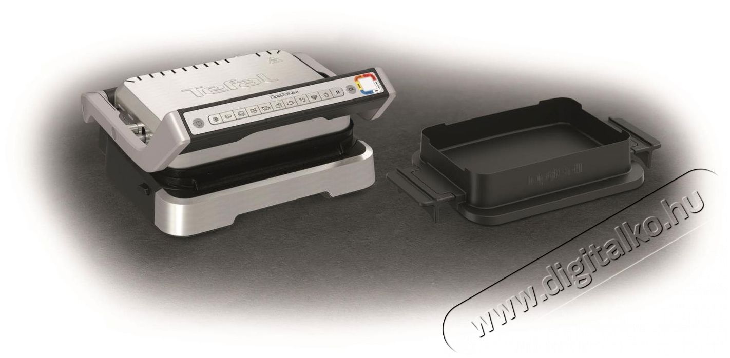 Tefal GC774D30 OptiGrill 4 az 1-ben tepsivel Konyhai term&eacute;kek - Konyhai kisg&eacute;p (s&uuml;t&eacute;s / főz&eacute;s / hűt&eacute;s / &eacute;telk&eacute;sz&iacute;t&eacute;s) - Kontakt grill s&uuml;tő / s&uuml;tőlap - 520879