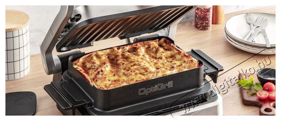 Tefal GC774D30 OptiGrill 4 az 1-ben tepsivel Konyhai term&eacute;kek - Konyhai kisg&eacute;p (s&uuml;t&eacute;s / főz&eacute;s / hűt&eacute;s / &eacute;telk&eacute;sz&iacute;t&eacute;s) - Kontakt grill s&uuml;tő / s&uuml;tőlap - 520879