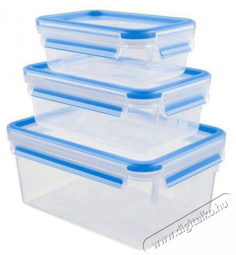 Tefal K3028912 Master Seal Fresh 3 részes szett, négyszögletes (0,55 l/1,0 l/2,3 l) K3028912 Konyhai termékek - Edény - Ételtároló - 520938