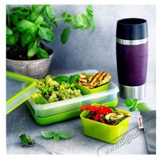 Tefal MasterSeal TO GO szögletes ebédtartó doboz 1.2 l, 3 belső tárolóval K3100412 Konyhai termékek - Edény - Ételtároló - 520919