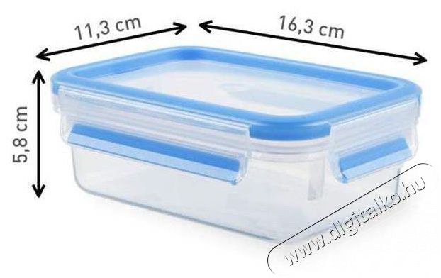 Tefal T&aacute;rol&oacute;ed&eacute;ny 0,55 l MASTER SEAL FRESH t&eacute;glalap alak&uacute; K3021112 Konyhai term&eacute;kek - Ed&eacute;ny - &Eacute;telt&aacute;rol&oacute; - 520927