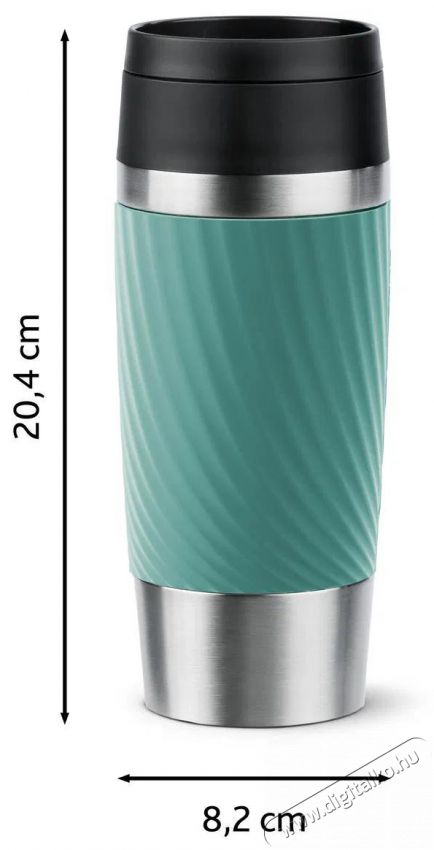 Tefal N2024310 TRAVEL MUG TWIST 0,36 l - z&ouml;ld thermo b&ouml;gre Konyhai term&eacute;kek - Ed&eacute;ny - Termosz - 526365