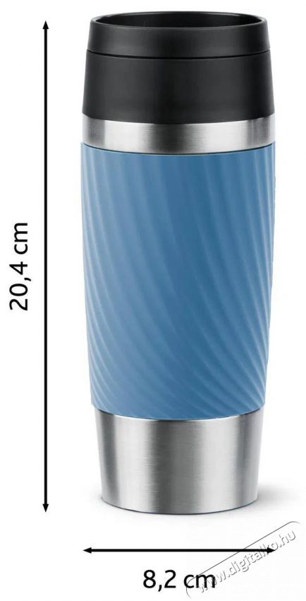 Tefal N2024510 TRAVEL MUG TWIST, 0,36 l - k&eacute;k thermo b&ouml;gre Konyhai term&eacute;kek - Ed&eacute;ny - Termosz - 526367