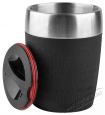 Tefal Utazó bögre 0,2 l TRAVEL CUP rozsdamentes/fekete K3081314 Konyhai termékek - Edény - Termosz - 526374