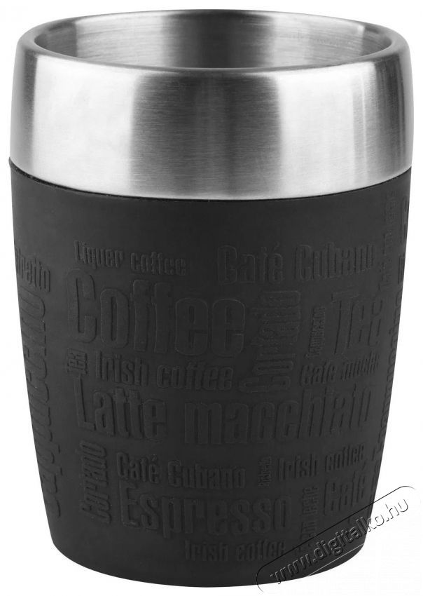 Tefal Utaz&oacute; b&ouml;gre 0,2 l TRAVEL CUP rozsdamentes/fekete K3081314 Konyhai term&eacute;kek - Ed&eacute;ny - Termosz - 526374