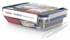 Tefal Master Seal 1,2 l-es tárolóedény, rozsdamentes acél, téglalap alakú N1150510 Konyhai termékek - Edény - Ételtároló - 520900