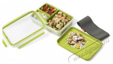 Tefal MasterSeal TO GO szögletes ebédtartó doboz 1.2 l, tálcával és 3 belső tárolóval K3100212 Konyhai termékek - Edény - Ételtároló - 520897
