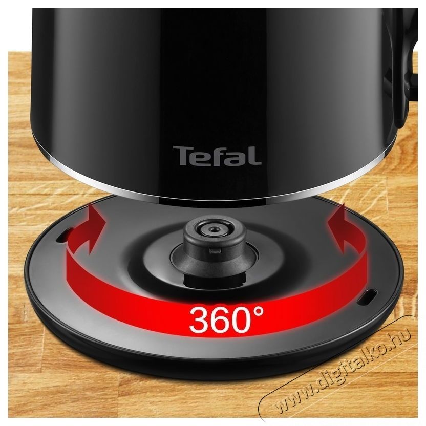 Tefal KO1908E0 Thermo Protect XL Black 1,9L-es fekete v&iacute;zforral&oacute; Konyhai term&eacute;kek - V&iacute;zforral&oacute; / teafőző - 502218