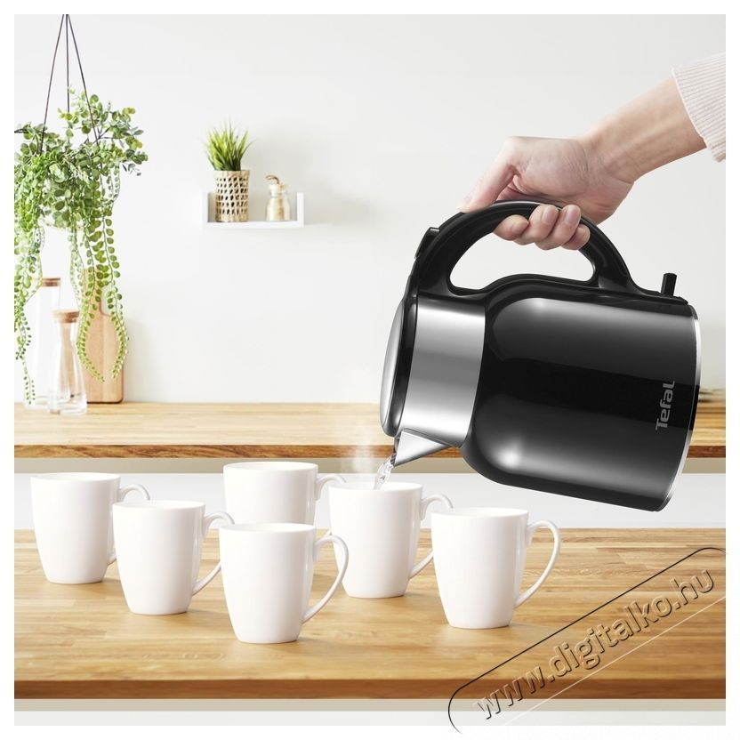 Tefal KO1908E0 Thermo Protect XL Black 1,9L-es fekete v&iacute;zforral&oacute; Konyhai term&eacute;kek - V&iacute;zforral&oacute; / teafőző - 502218